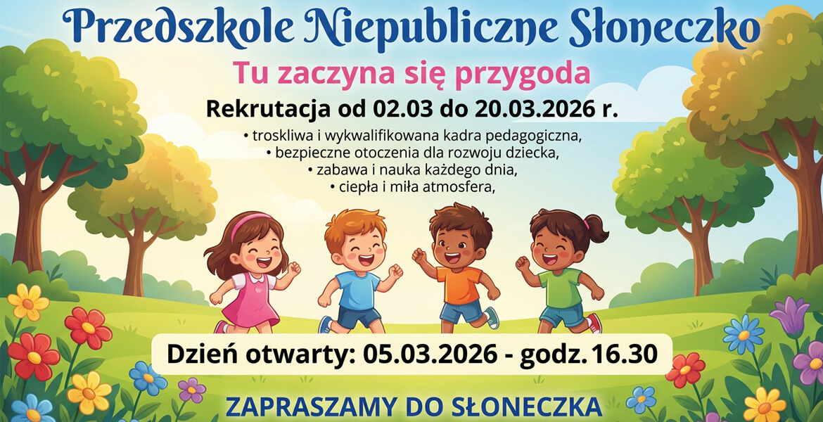 REKLAMA Przedszkole Słoneczko w Szczecinku 
