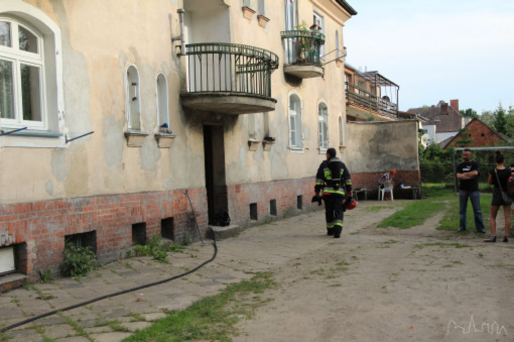 Pożar na Szczecińskiej