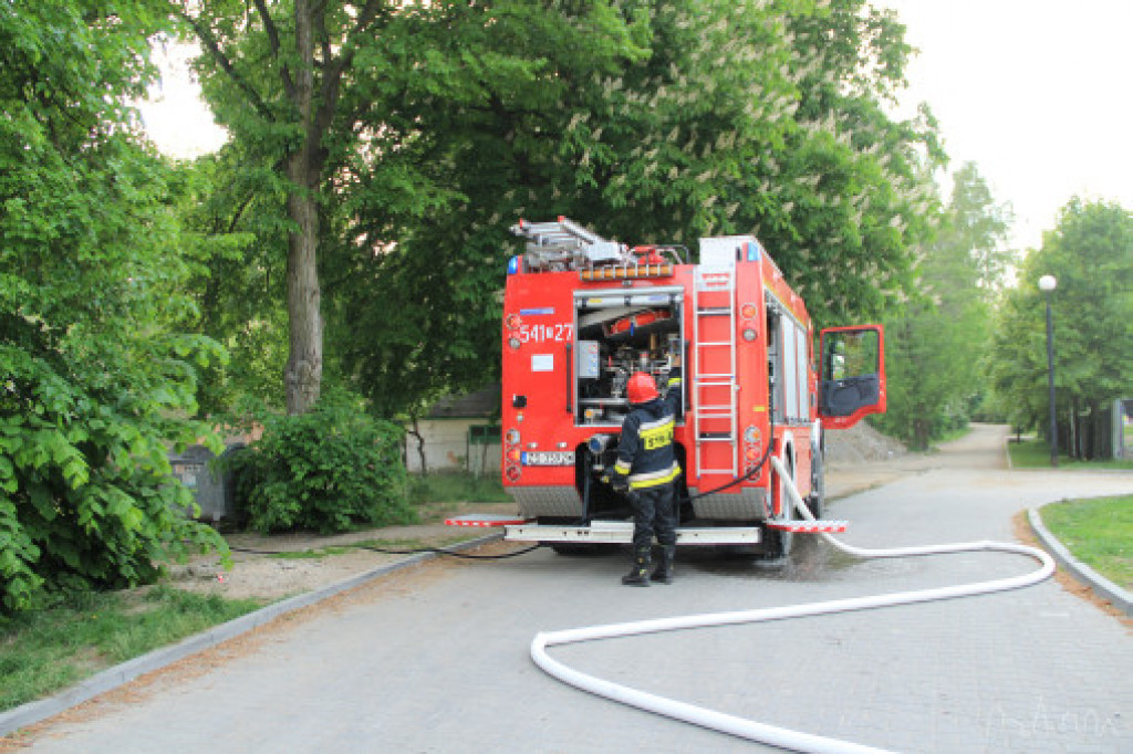 Pożar na Szczecińskiej
