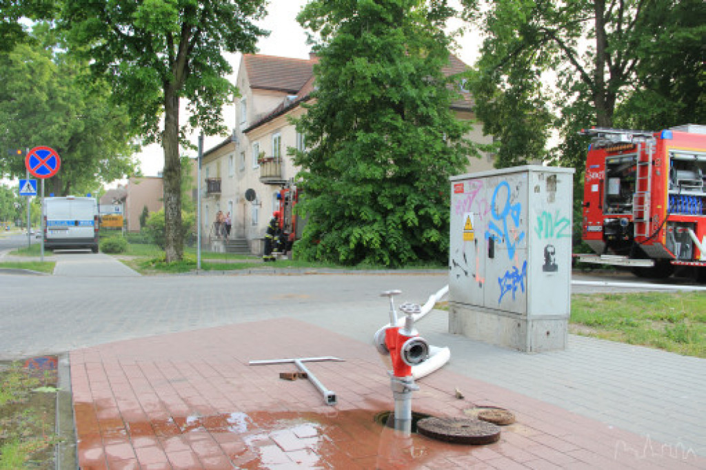 Pożar na Szczecińskiej