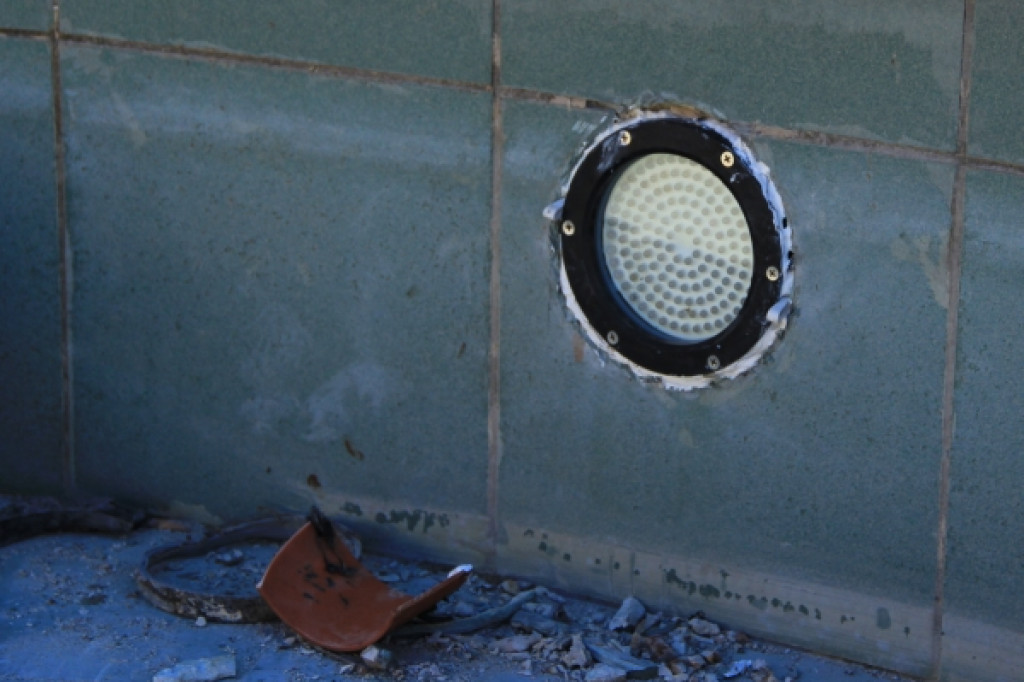 Nowe oświetlenie fontanny