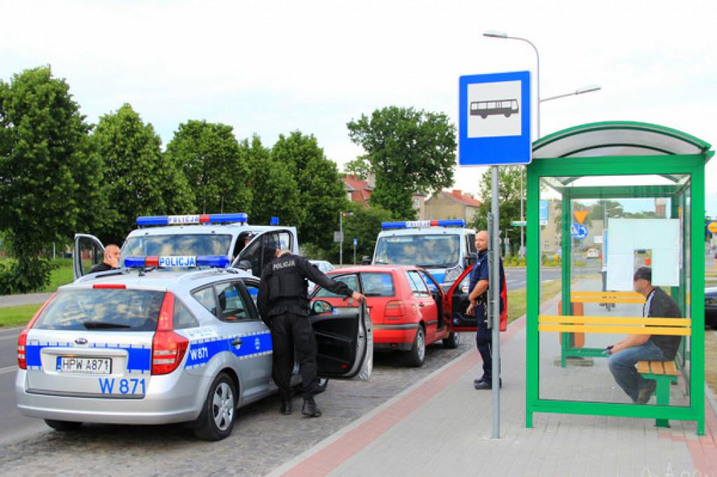 Akcja Policji na Jana Pawła II 26.05.2012