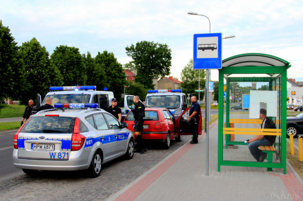 Akcja Policji na Jana Pawła II 26.05.2012