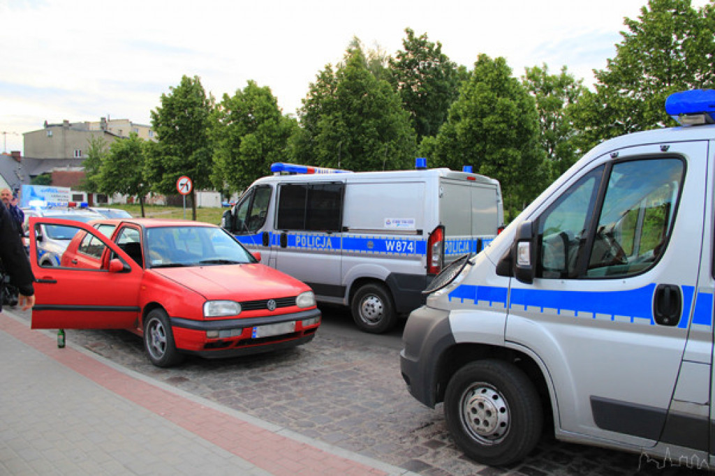 Akcja Policji na Jana Pawła II 26.05.2012