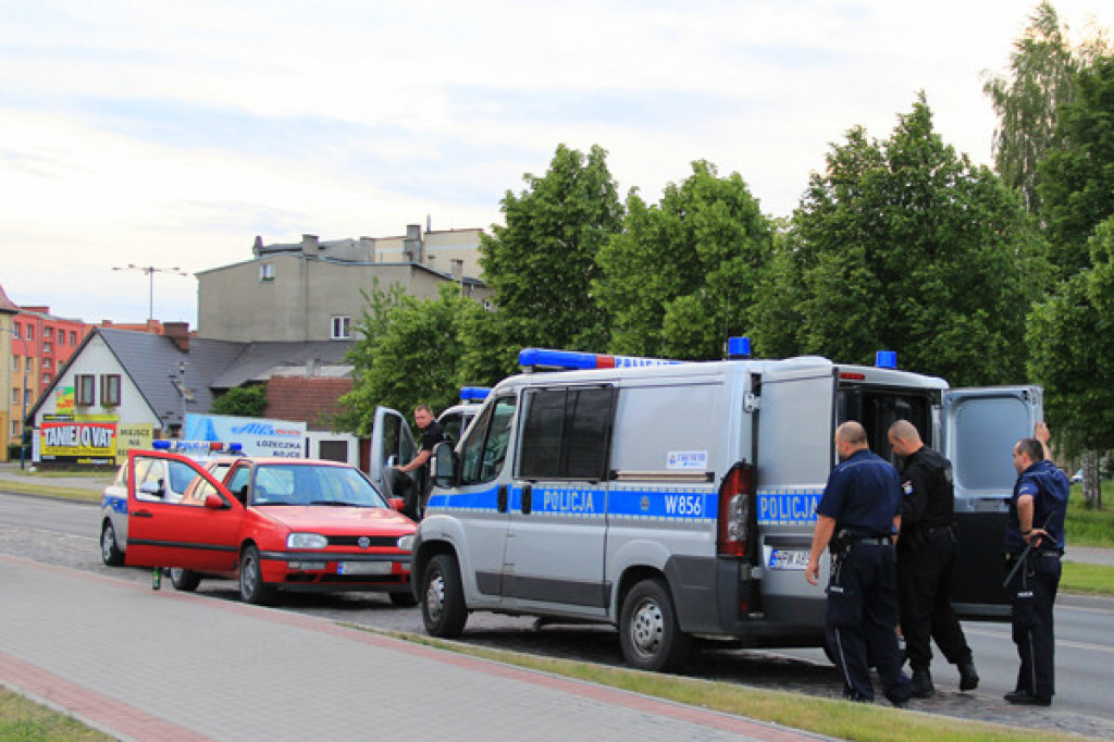 Akcja Policji na Jana Pawła II 26.05.2012