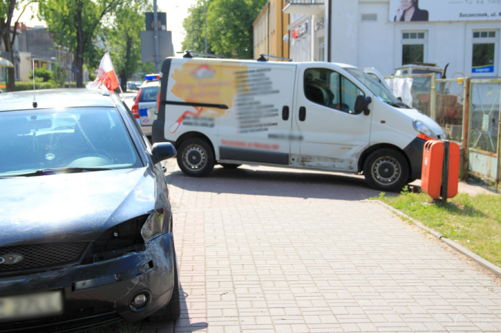 Kolizja przy szpitalu 15.06.2012