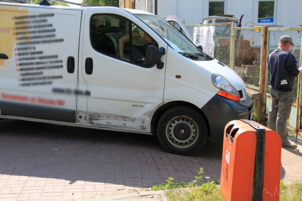 Kolizja przy szpitalu 15.06.2012