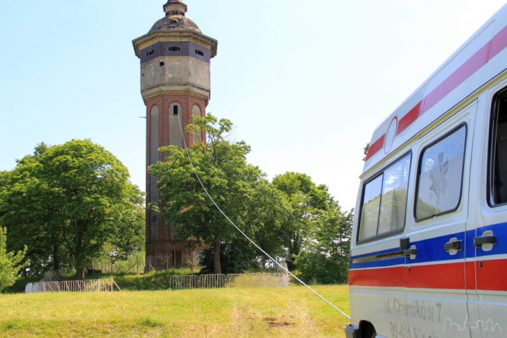 Pracy przy wieży wodociągowej 18.06.2012