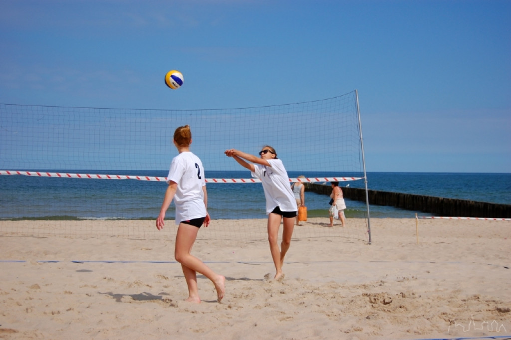 Młodzieżowe Mistrzostwa Województwa Zachodniopomorskiego w Siatkówce Plażowej - Ustronie Morskie 15.06.2012