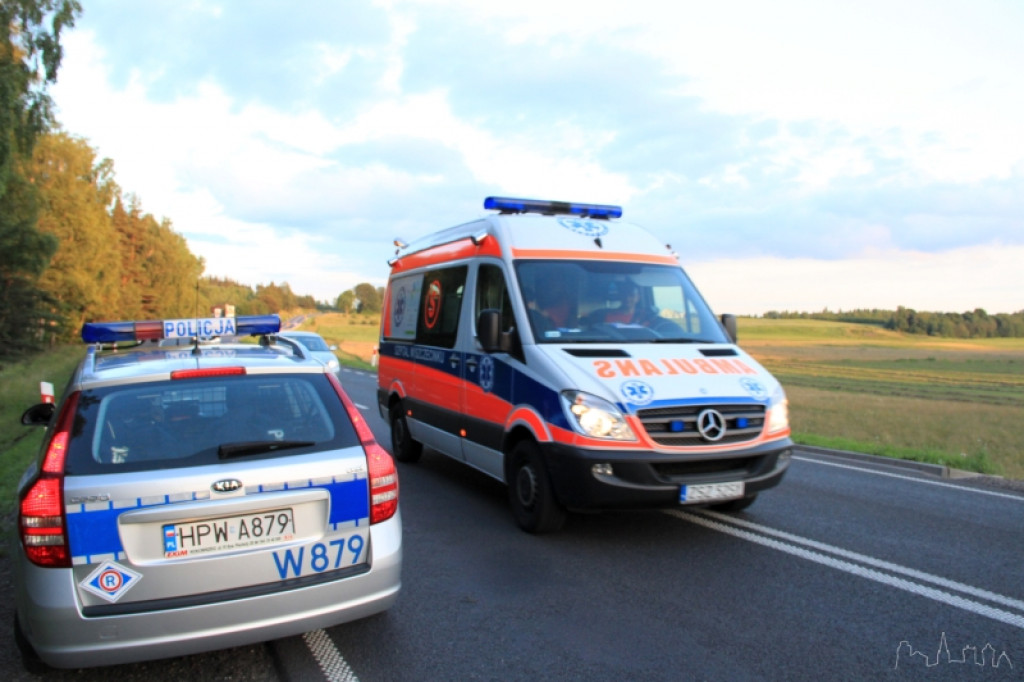 Dachowanie na 11 w kierunku Piły 28.06.2012