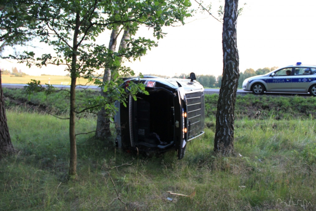 Dachowanie na 11 w kierunku Piły 28.06.2012