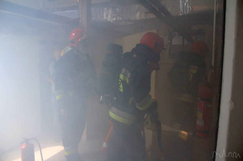 Ćwiczenia straży pożarnej w szczecineckim Szpitalu 29.06.2012