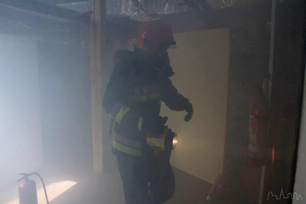 Ćwiczenia straży pożarnej w szczecineckim Szpitalu 29.06.2012