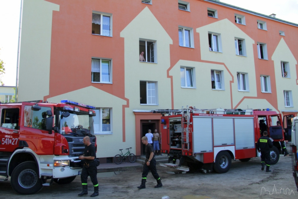 Szczecińska 33 interwencja Straży Pożarnej 06.07.2012
