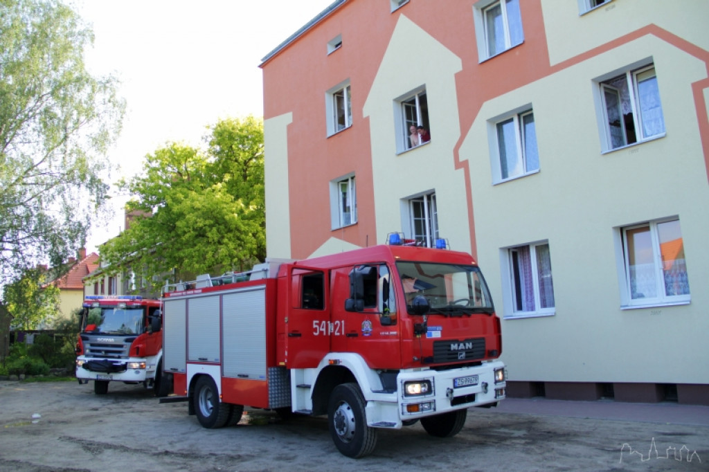 Szczecińska 33 interwencja Straży Pożarnej 06.07.2012