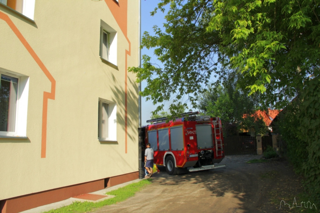 Szczecińska 33 interwencja Straży Pożarnej 06.07.2012