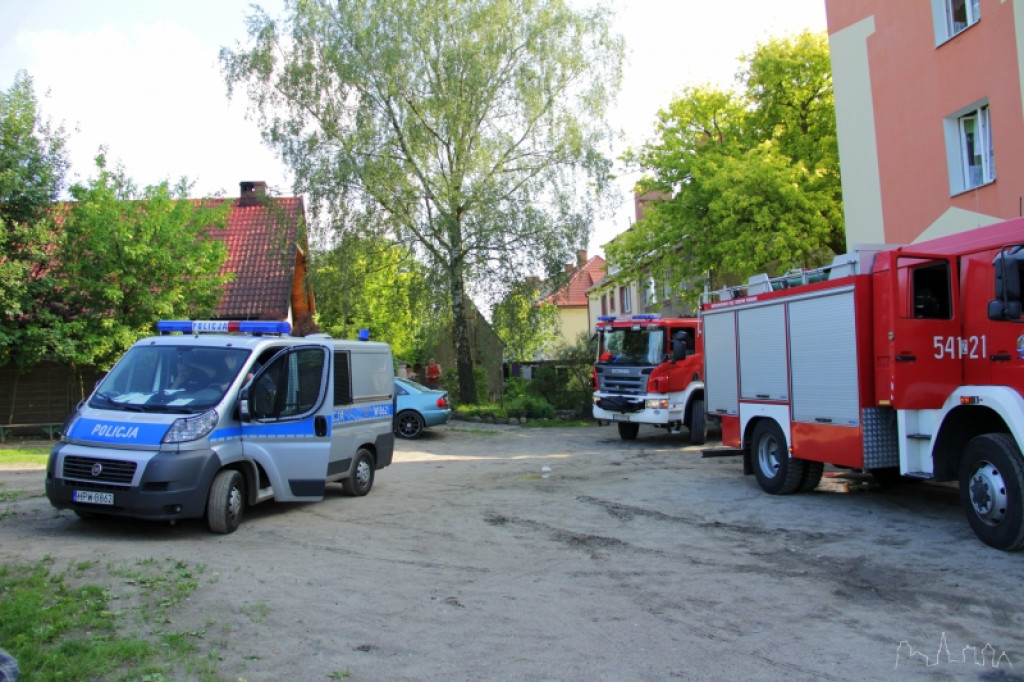 Szczecińska 33 interwencja Straży Pożarnej 06.07.2012
