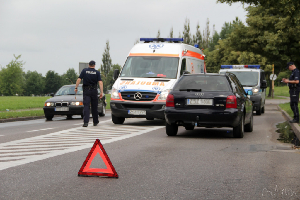 Potrącenie na Cieślaka 07.07.2012