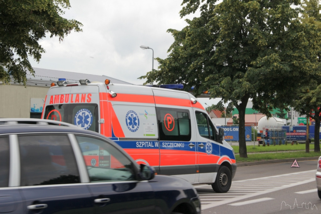 Potrącenie na Cieślaka 07.07.2012