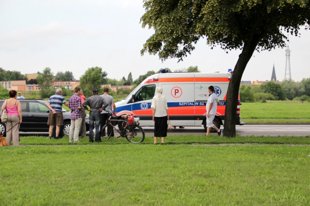 Potrącenie na Cieślaka 07.07.2012