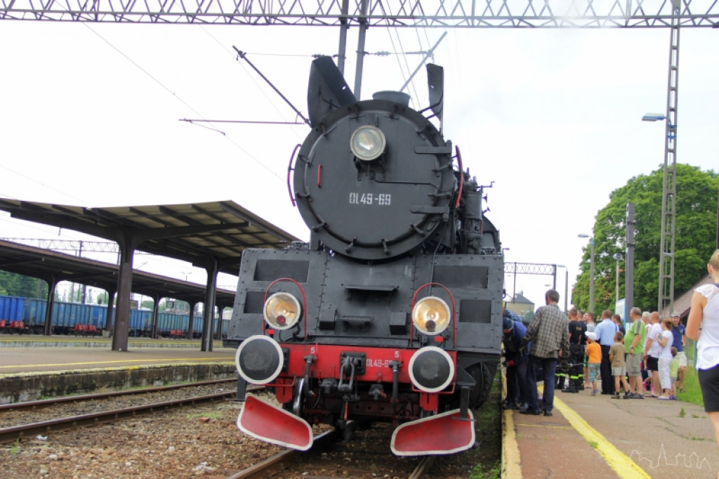 Zabytkowa lokomotywa OL49 ponownie w Szczecinku