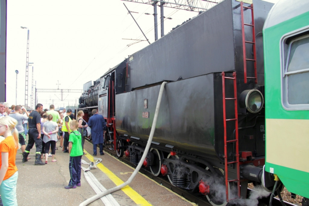 Zabytkowa lokomotywa OL49 ponownie w Szczecinku