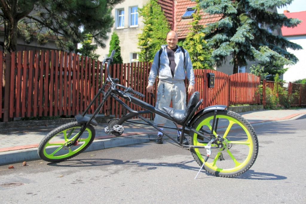 Zbudował swój rower
