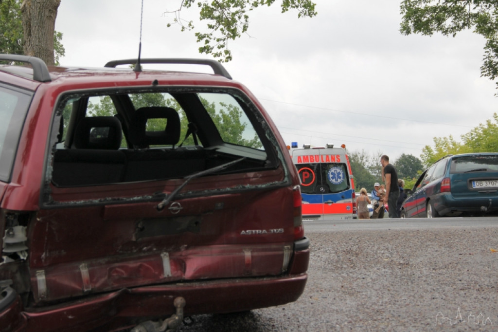 Kolizja koło Dalęcina 14.07.2012