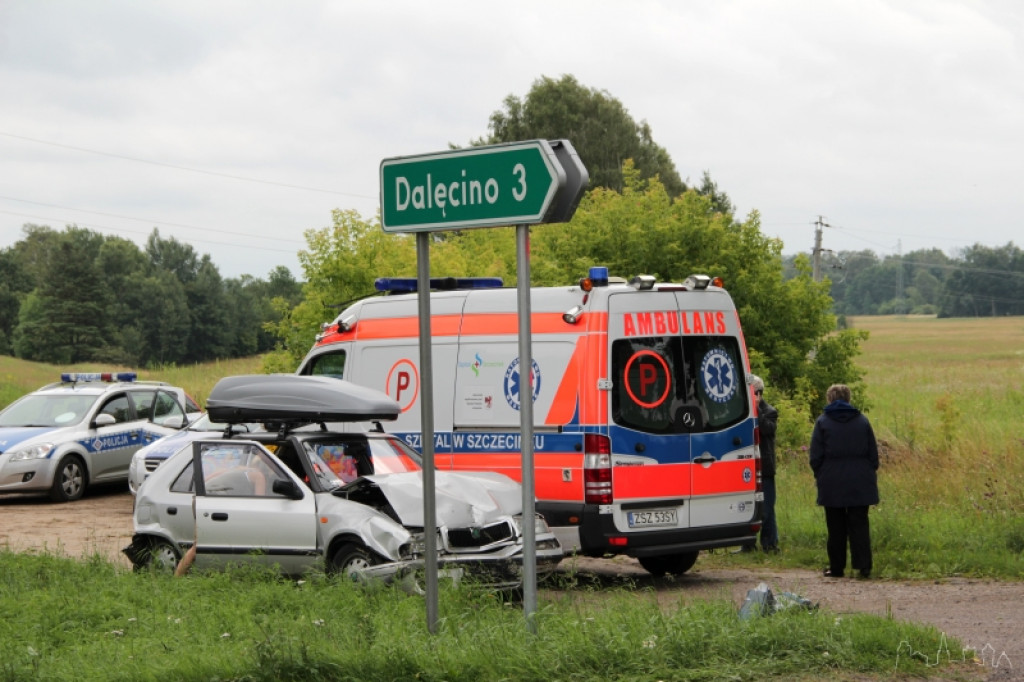 Kolizja koło Dalęcina 14.07.2012