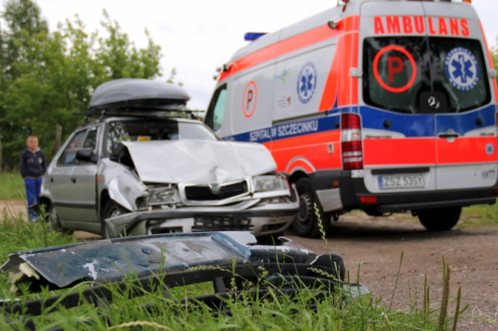 Kolizja koło Dalęcina 14.07.2012