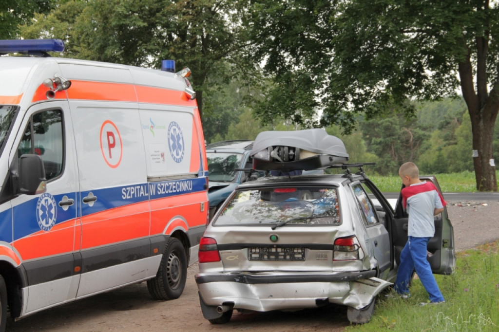 Kolizja koło Dalęcina 14.07.2012