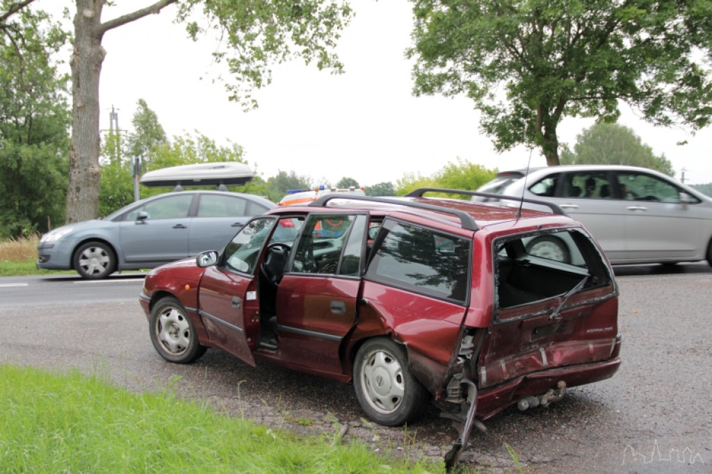 Kolizja koło Dalęcina 14.07.2012