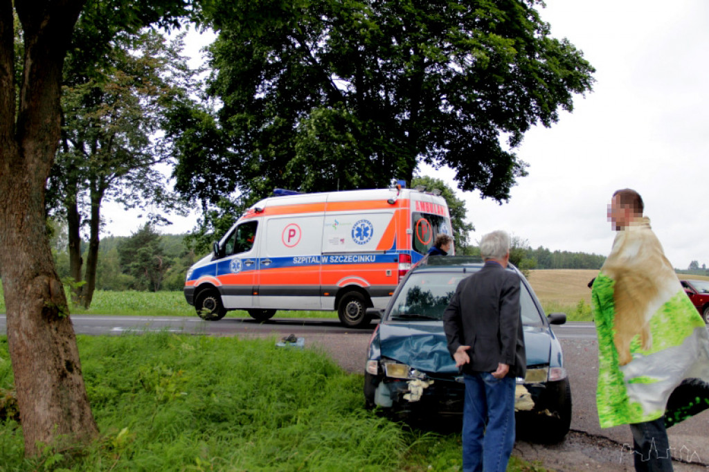 Kolizja koło Dalęcina 14.07.2012