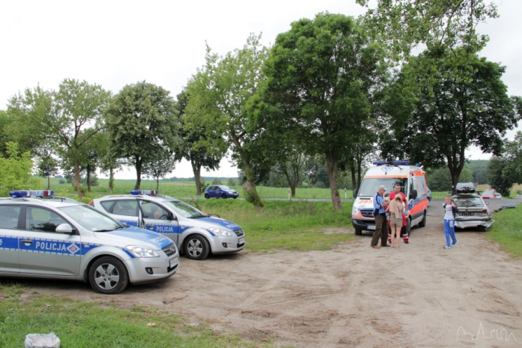 Kolizja koło Dalęcina 14.07.2012