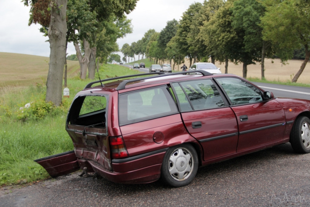 Kolizja koło Dalęcina 14.07.2012