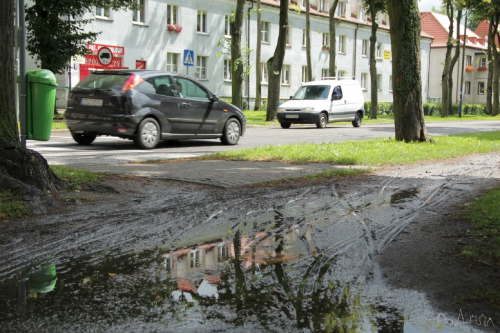Przeprawa błotna przy Piłsudskiego