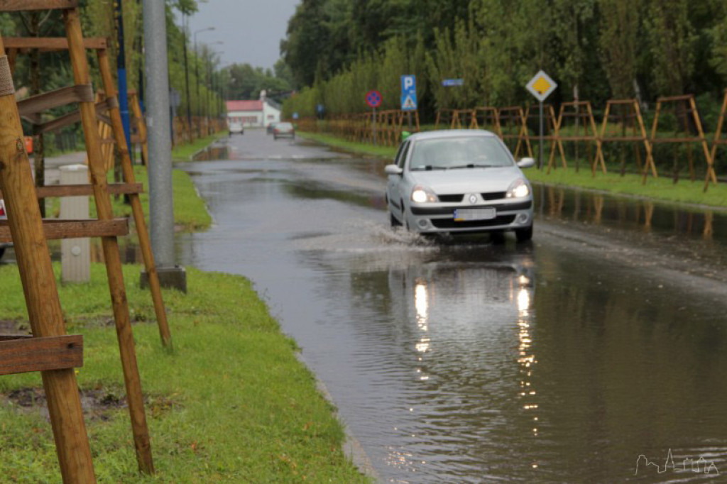 Krajobraz po ulewie 19.07.2012