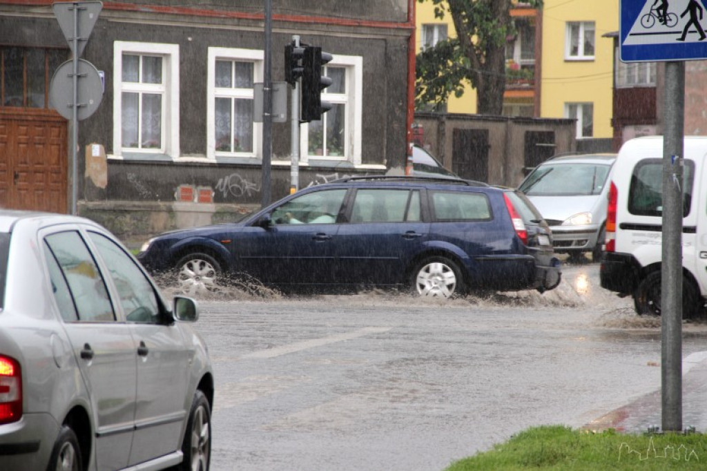 Krajobraz po ulewie 19.07.2012