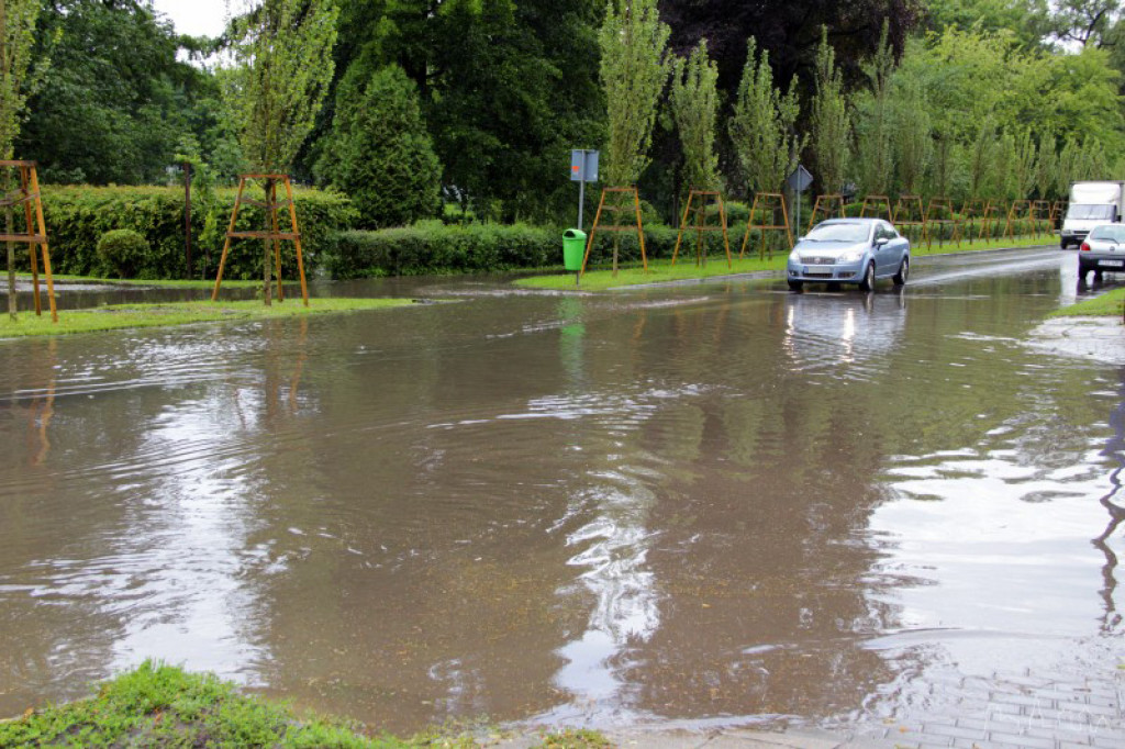 Krajobraz po ulewie 19.07.2012