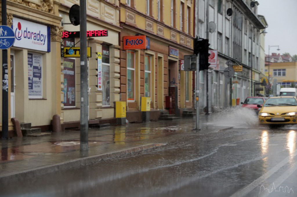 Krajobraz po ulewie 19.07.2012