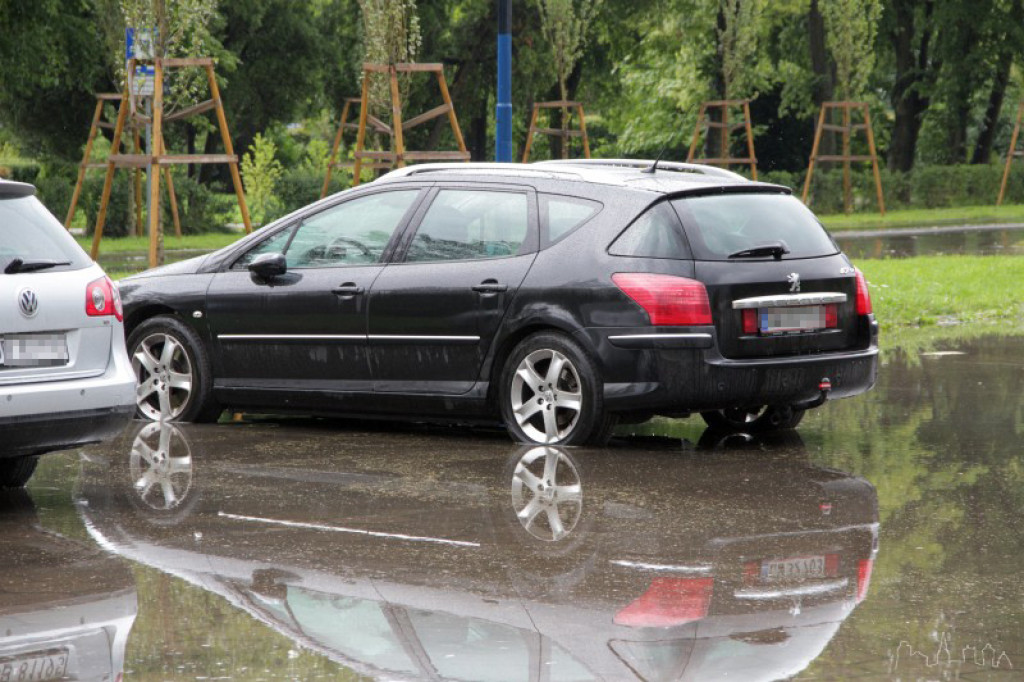 Krajobraz po ulewie 19.07.2012