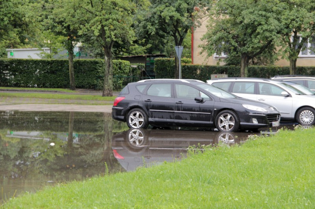 Krajobraz po ulewie 19.07.2012