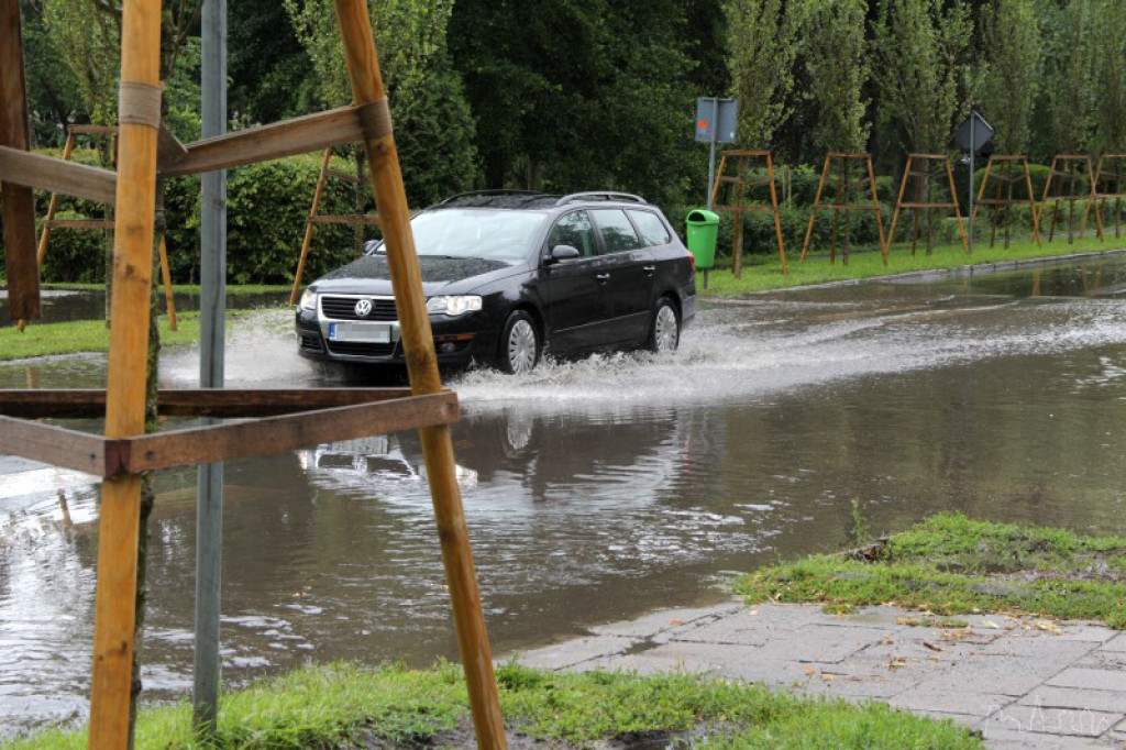 Krajobraz po ulewie 19.07.2012