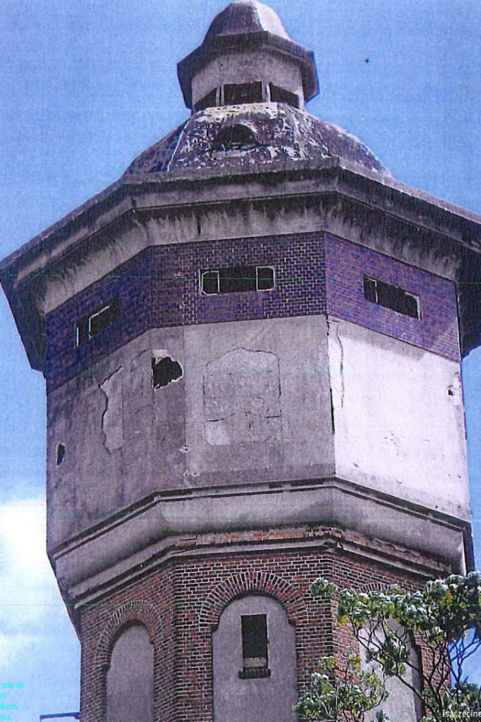 Wieża ciśnień w Szczecinku przed remontem 24.07.2012