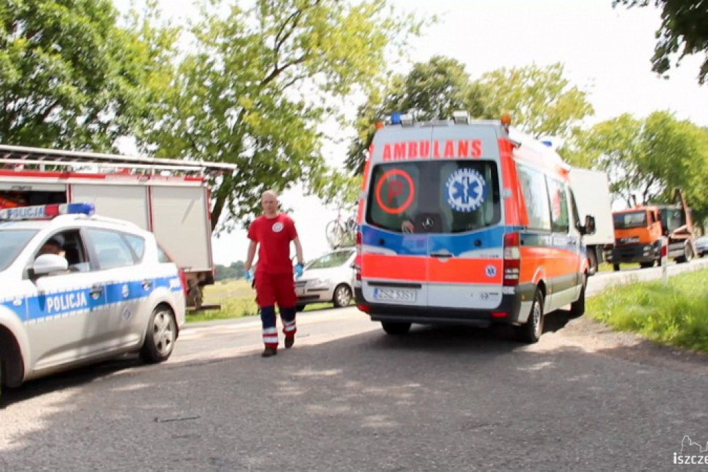 Groźny wypadek na DK 11 na wysokości Dalęcina 24.07.2012