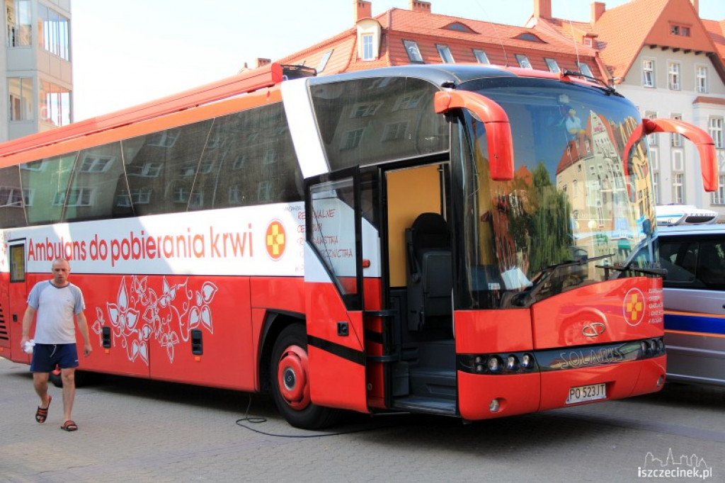 Szczecinek oddaje krew dla Kamili 26.07.2012