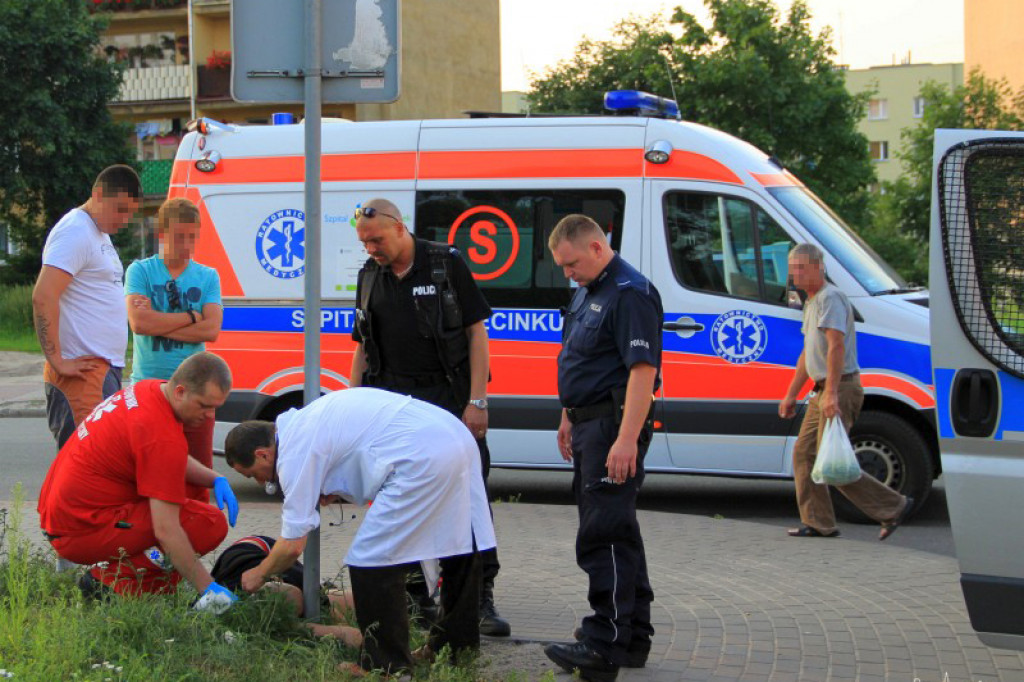 Młody mężczyzna znaleziony na Lipowej