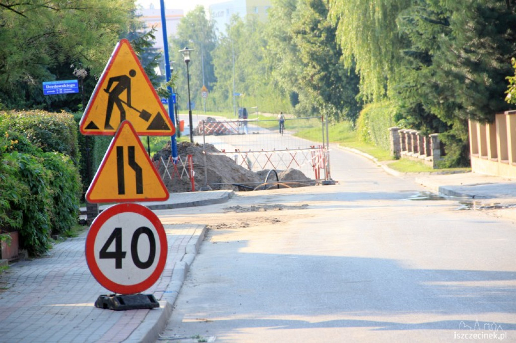 Utrudnienia na Derdowskiego 28.07.2012