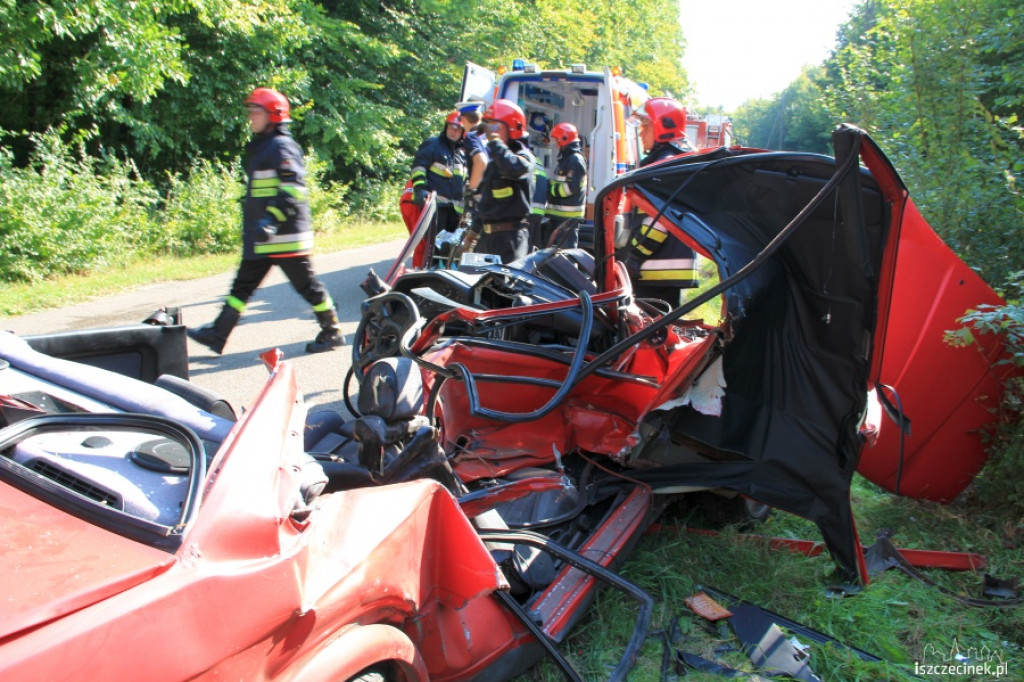 Wypadek koło Buczka 18:09.2012