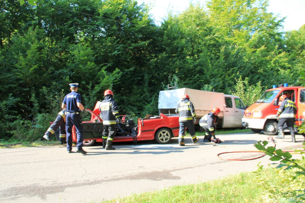 Wypadek koło Buczka 18:09.2012